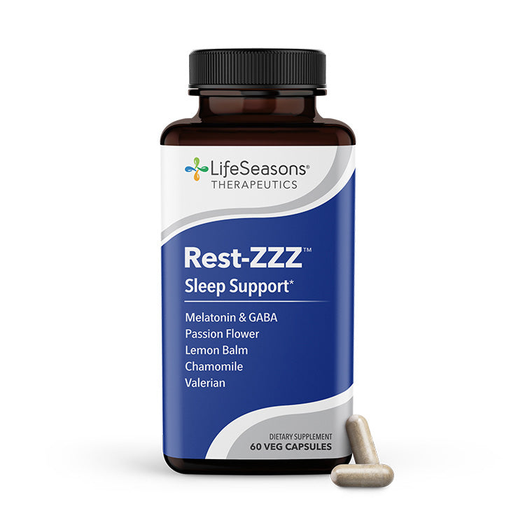 Rest-ZZZ aids in relieving muscle tension, restlessness, and nerve-related sleeplessness. It works on underlying disruptors of healthy sleep by helping to calm the nervous system and promoting natural sleep cycles.