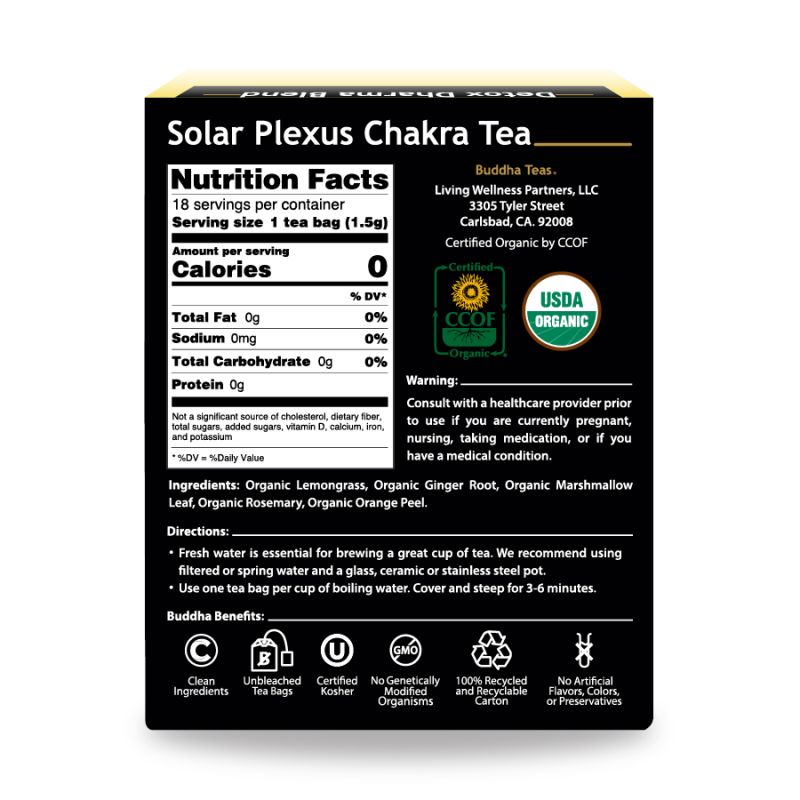 This invigorating, solar plexus blend, enlivened with the essence of citrine, provides a truly unique tea experience that facilitates those wishing to connect with their power center.