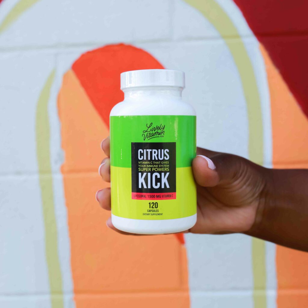 Meet Citrus Kick — the vitamin C supplement that'd be kicking the highest in a can-can lineup! Citrus Kick is an immune-boosting staple you don’t want to be without. It’s packed with a therapeutic dose of ultra-absorbable vitamin C that delivers the most effective results!