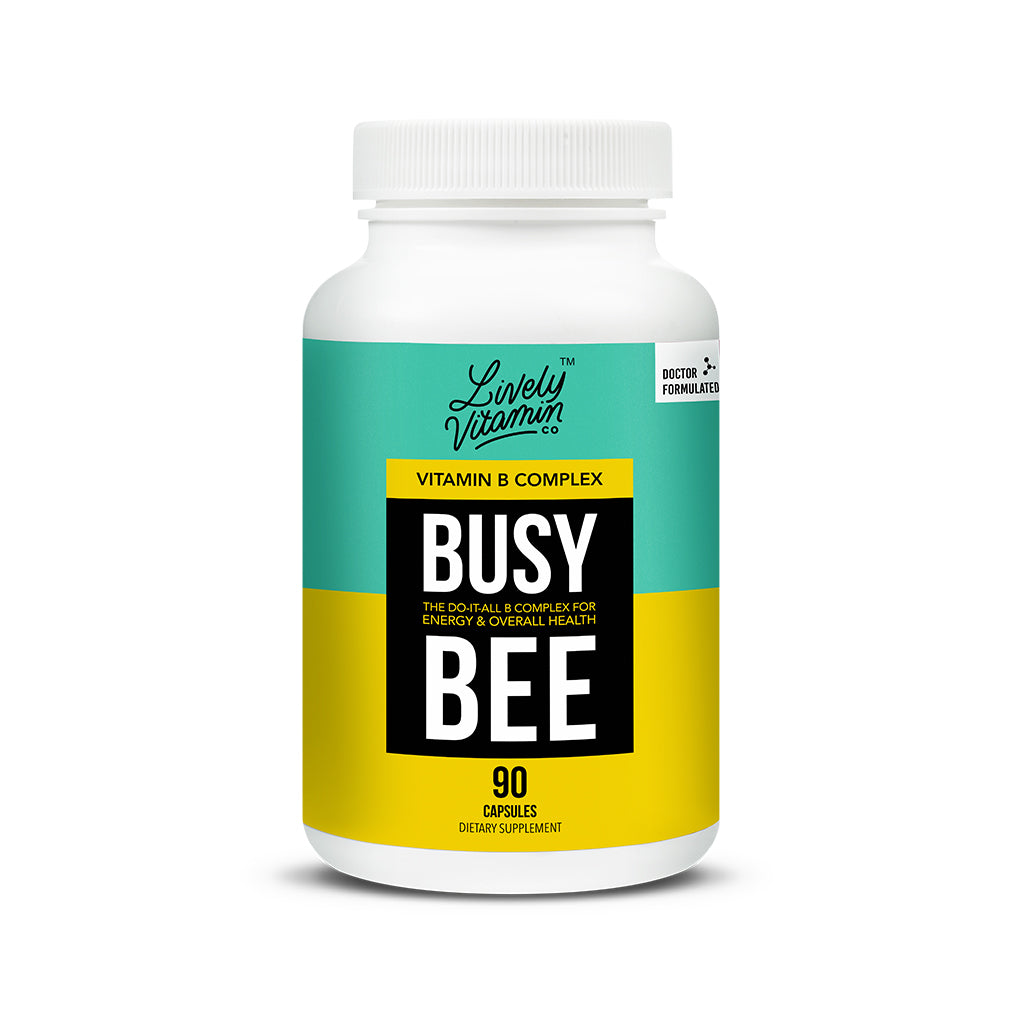 Stay buzzing with higher energy, sharper focus, and less stress! Busy Bee combines all eight essential B vitamins for all the bzz-bzz-benefits you could ask for!