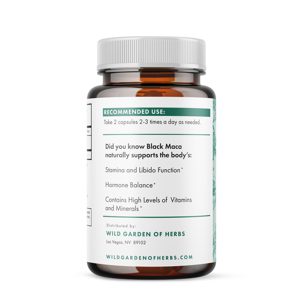 Did you know this Black Maca naturally support the body’s: Stamina and libido function, hormone balance, & contains high levels of vitamins and minerals.