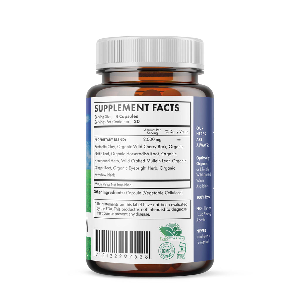 The nutrients in this formula have historically been known to support clear breathing and a healthy allergic response.