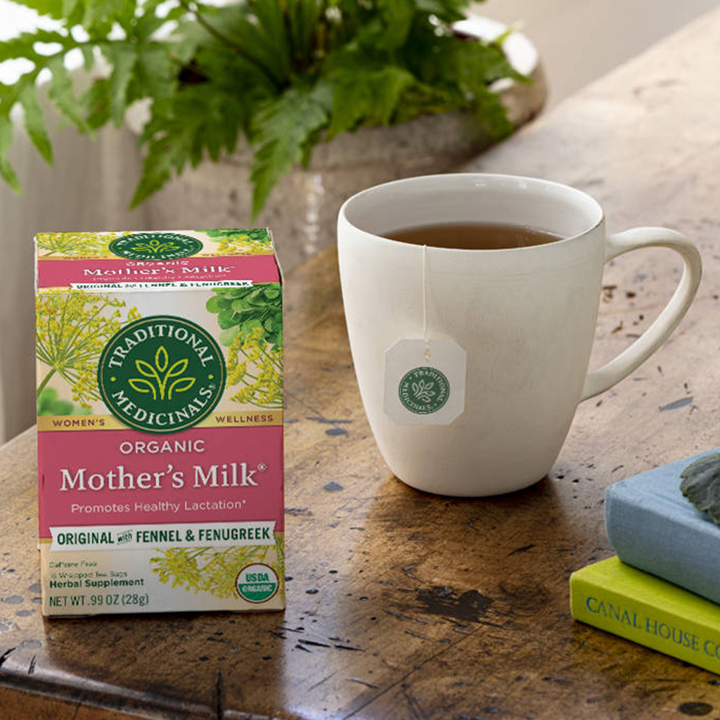Inspired by a Traditional European Medicine combination passed through generations of women, our formula incorporates fennel, anise, coriander, fenugreek, and blessed thistle to create a breastfeeding tea that helps promote lactation. Moms have been trusting our tea to help feed their little ones for over four decades. 
