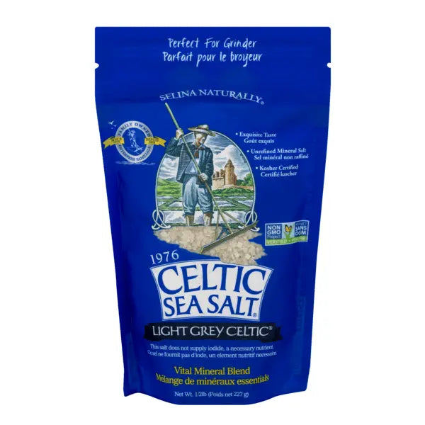 The original and most trusted sea salt brand, referenced in more culinary and nutritional books and journals than any other salt in the world. Celtic Sea Salt® is authentic, unprocessed, whole salt from pristine coastal regions. Our salts retain the natural balance and spectrum of essential minerals, supplying the body with over 74 vital trace minerals and elements.