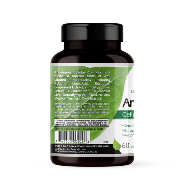 ANTI-AGING CELLULAR COMPLEX Herbally Grounded ANTI-AGING CELLULAR COMPLEX Herbally Grounded