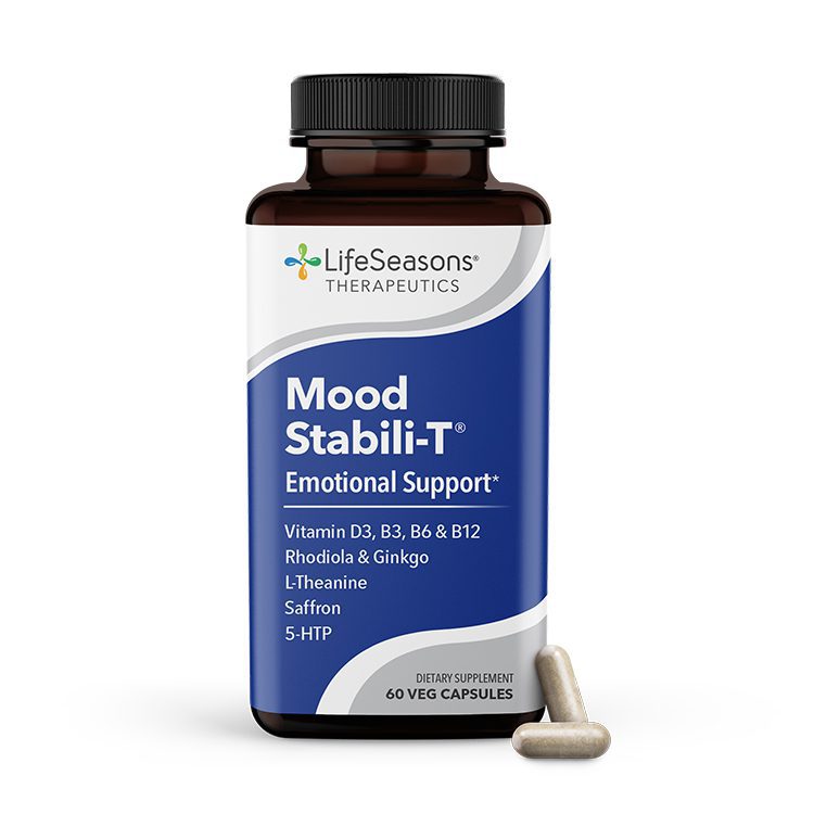 Mood Stabili-T&nbsp;supports a feeling of calmness and emotional well-being. It helps to stabilize and balance mood by promoting healthy neurotransmission. It can also promote proper blood flow.