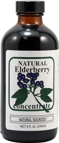 Natural ElderberryNatural Sources® uses the finest fruit available and process it at low temperatures to retain as much of the natural goodness as possible. Sambucus nigra L. is the Latin name for Black Elder, the dark blue/black berries of this plant have many naturally-occurring nutritional substances such as Rutin, Quercetin (flavonoids) and Anthocyanins. Current research supports the long held beliefs about elderberry's health benefits on the body.