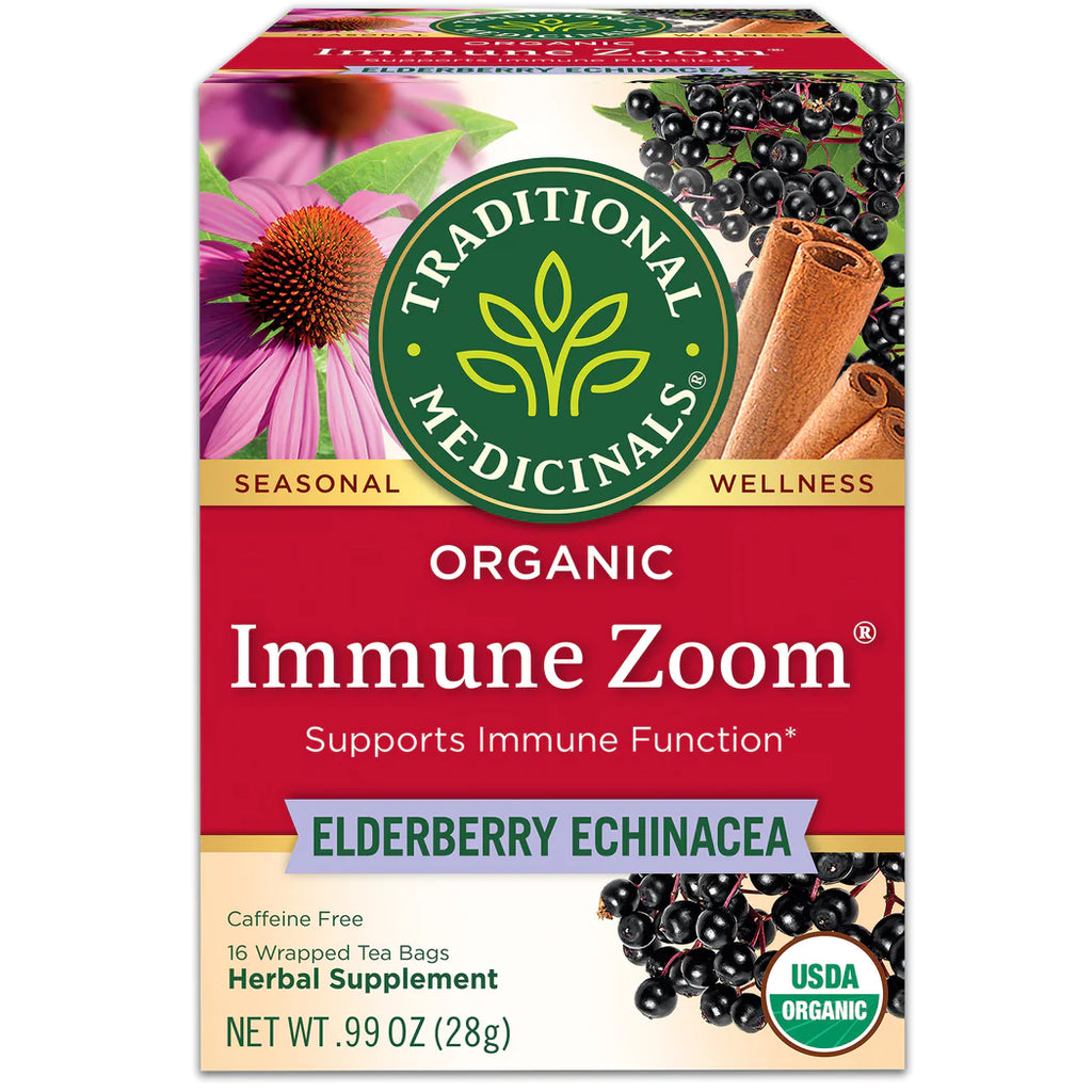 Indigenous to North America, Echinacea is one of the most well-studied plants in herbalism. Combined with licorice root and the celebrated elderflower and elderberry, this tea will give your immune system a boost when you need it most.* And with sweet and tart elderberry notes mixed with warming cinnamon, this tea is as tasty as it is comforting. Cozy up with this tea and be ready for whatever comes your way!