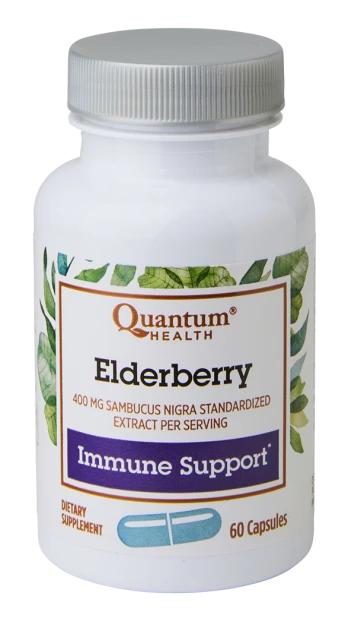 Elderberry Capsules are for those who want to benefit from an elderberry-only supplement as part of their daily supplement protocol. Two elderberry capsules provide 400mg of elderberry extract, standardized to guarantee 5% total antioxidant flavonoids—the components that support your immune system cells.*