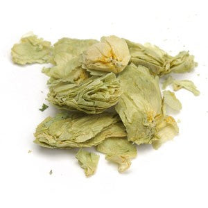 Hops are the female flowers of a climbing plant found throughout Europe and North America. 