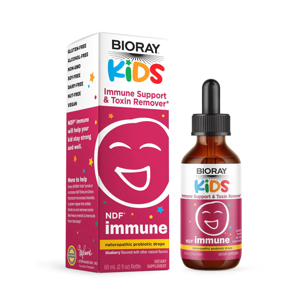 Parents notice their kids have a decrease in lung, throat, and nasal irritations, tiredness, and body discomfort. NDF Immune® safely supports a child’s response to seasonal and immune issues with naturally occurring antioxidants, adaptogenic herbs, and chlorella.*