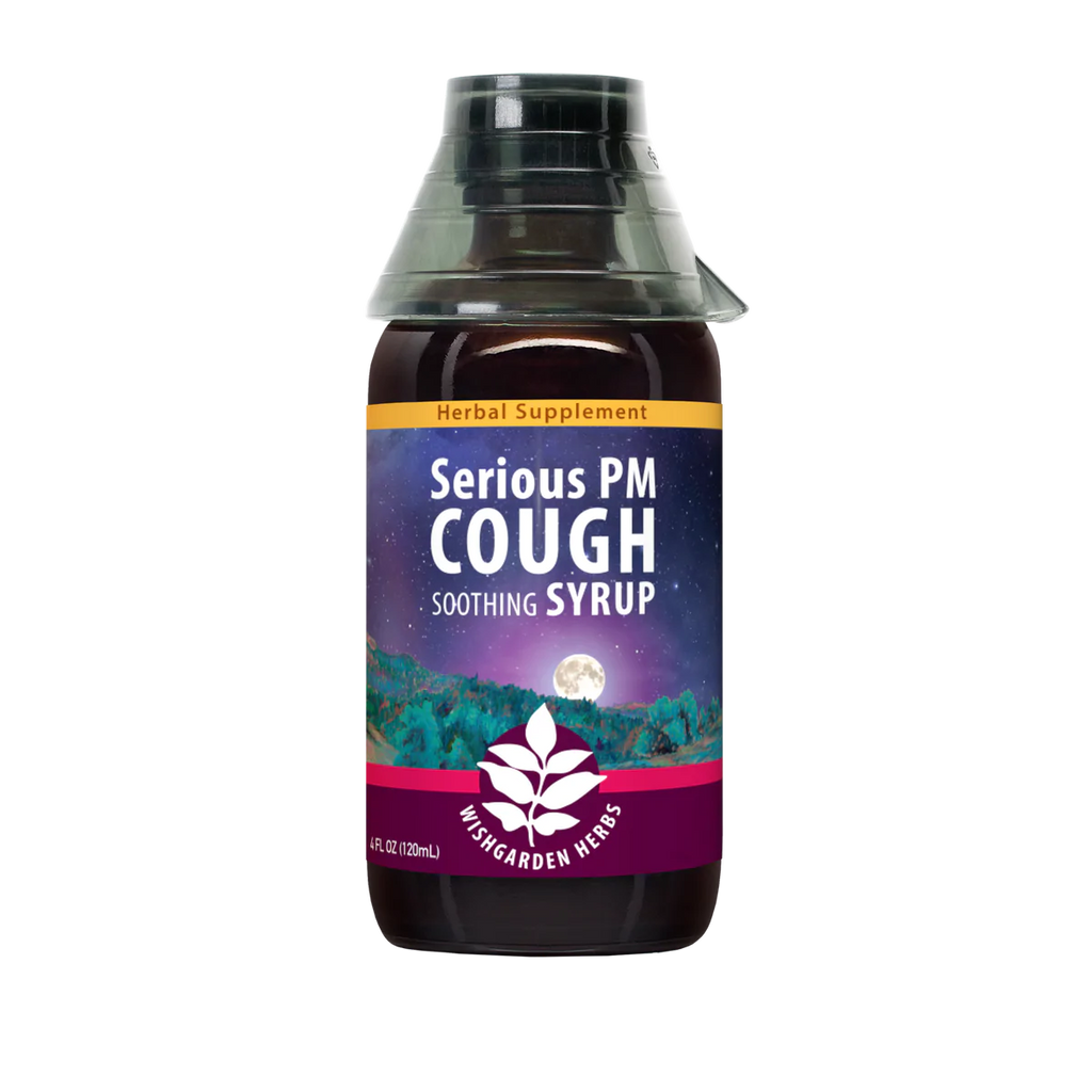 Catching some ZZZ’s with a frog in your throat can be an uphill battle, but how are you supposed to bounce back without a good night’s rest? Beat the bark with our Serious PM Cough Syrup!