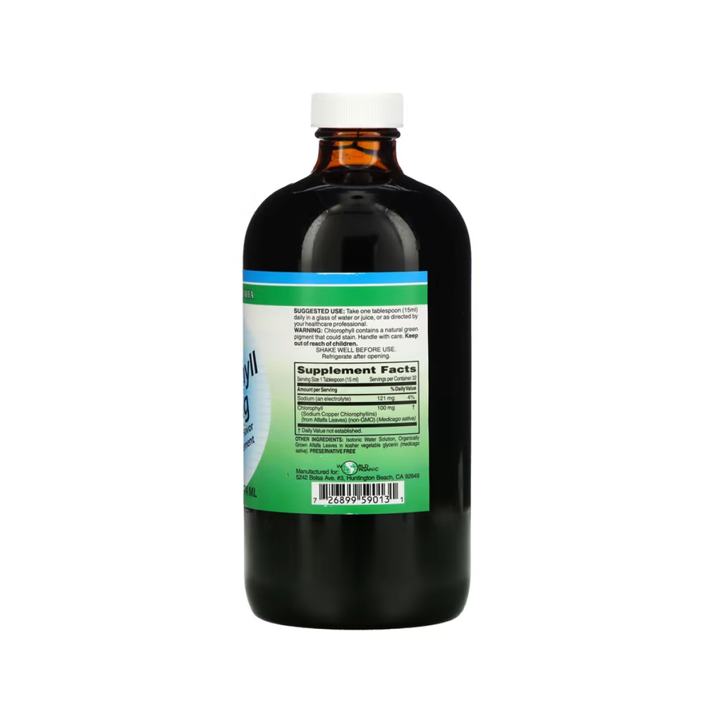 Our Liquid Chlorphyll is derived exclusively from high quality Alfalfa Leaves. Chlorphyll is essential to the process of photosynthesis, often called the "building blocks of life". Without chlorophyll there is no life. Chlorophyll is a a natural fat soluble nutrient which we make water dispersible for premier results.