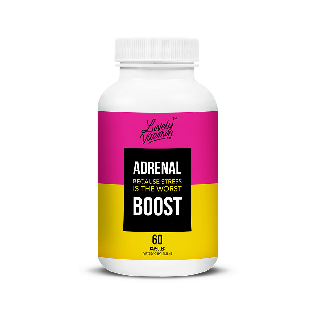 Soothe, balance, and boost your adrenal health with this blend of nutrients and adaptogenic herbs.