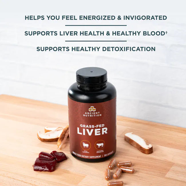 Let’s recapture what the modern diet lacks with the number 1 nutrient-filled superfood on the planet. This wild, grass-fed liver blend is packed with vitamins, minerals and more to promote optimal liver health.