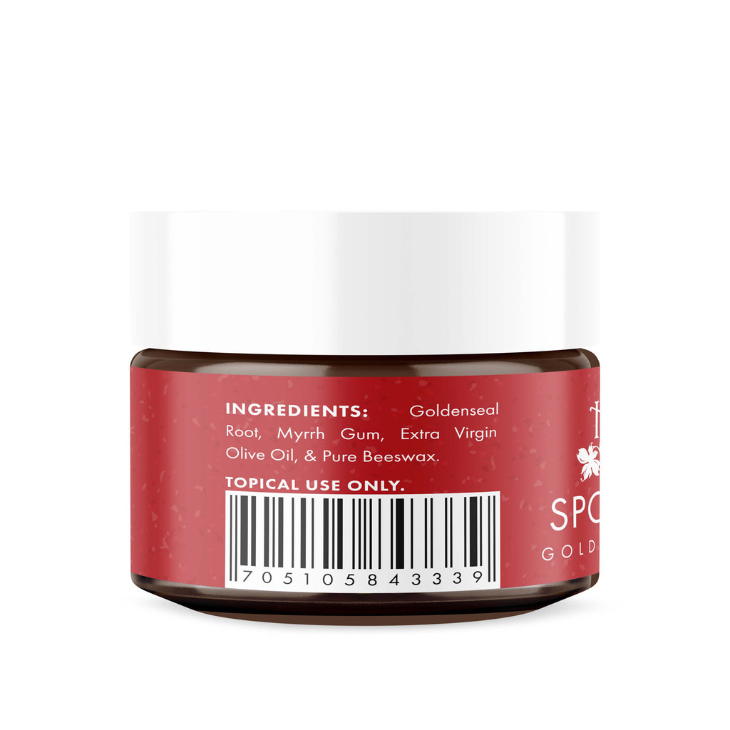 This amazing all-natural salve helps keep wounds free of infection as they heal. Promotes healthy immune response in damaged skin tissue. Assists with the nutrients needed by the skin to repair damaged tissue.