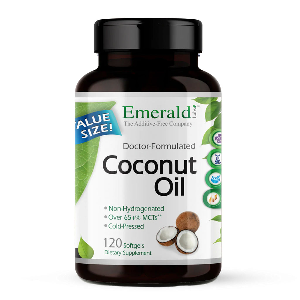 Coconut Oil is Organic, Non-Hydrogenated, Extra Virgin with the healthy form of saturated fat. Has Medium Chain Triglycerides (MCT's). Has been shown that high ketone content in coconut oils may help brain health. Coconut Oil is cold-pressed, non-copra, non-RBD, unrefined and unadulterated with over 65+% MCT's 