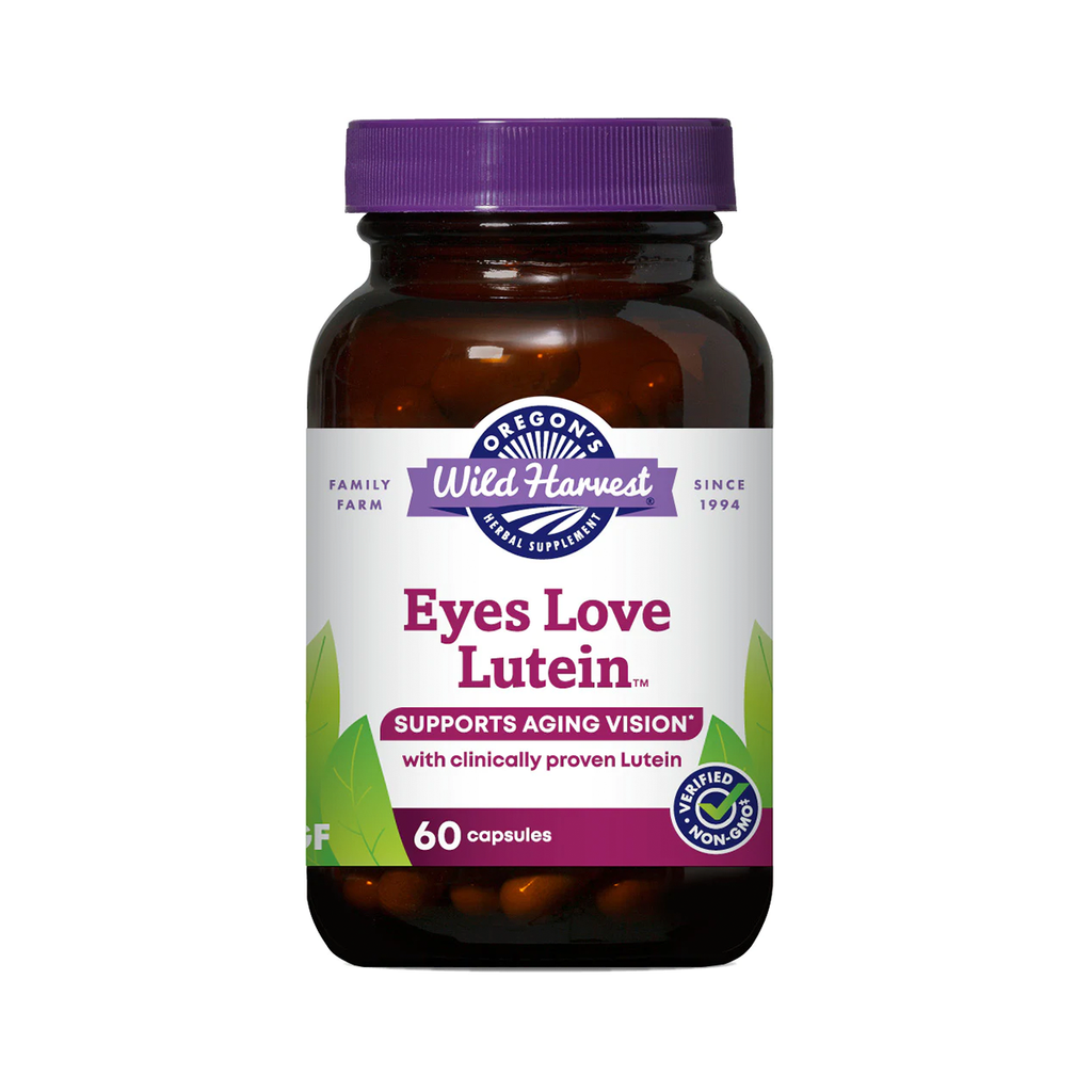 Your ability to read the fine print diminishes naturally with age. But that doesn’t mean you can’t give your eyesight a little extra love and attention. Highlights Supports aging vision. Manufactured with love in Redmond, Oregon USA Contains certified organic Bilberry fruit and a clinically proven dose of Lutein.