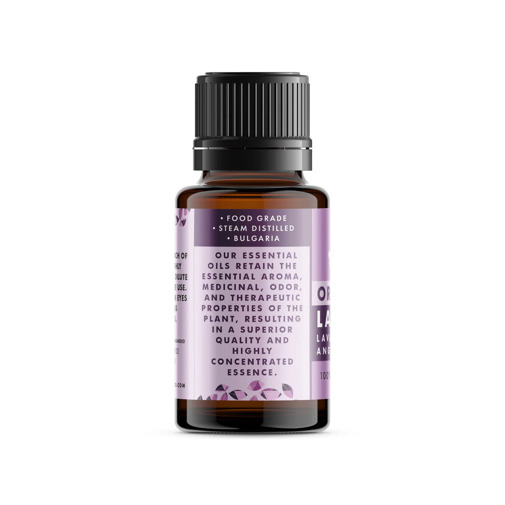 Our Lavender, Organic essential oils retain the essential aroma, medicinal, odor, and therapeutic properties of the plant, resulting in a superior quality and highly concentrated essence. Aroma: Herbaceous, sweet, floral aroma imparting a clean and soothing fragrance. 